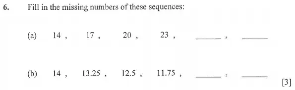 Question 6(a,b) - Dulwich College 11 Plus Maths Specimen Paper – a - 2024