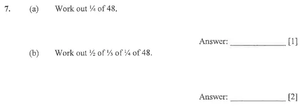 Question 7(a,b) - Dulwich College 11 Plus Maths Specimen Paper – a - 2024