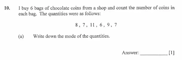Question 10(a) - Dulwich College - 11 Plus Exam Maths Specimen Paper A - 2026