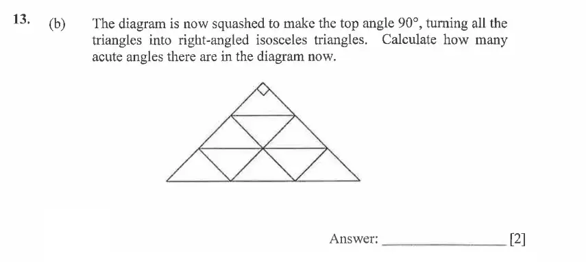 Question 13(b) - Dulwich College - 11 Plus Exam Maths Specimen Paper A - 2026