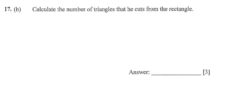 Question 17(b) - Dulwich College - 11 Plus Exam Maths Specimen Paper A - 2026
