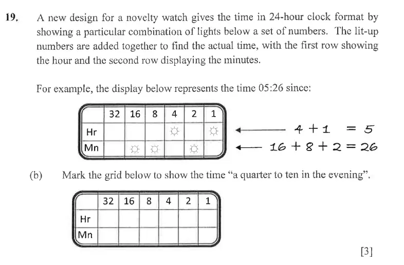 Question 19(b) - Dulwich College - 11 Plus Exam Maths Specimen Paper A - 2026