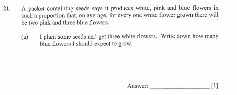 Question 21(a) - Dulwich College - 11 Plus Exam Maths Specimen Paper A - 2026