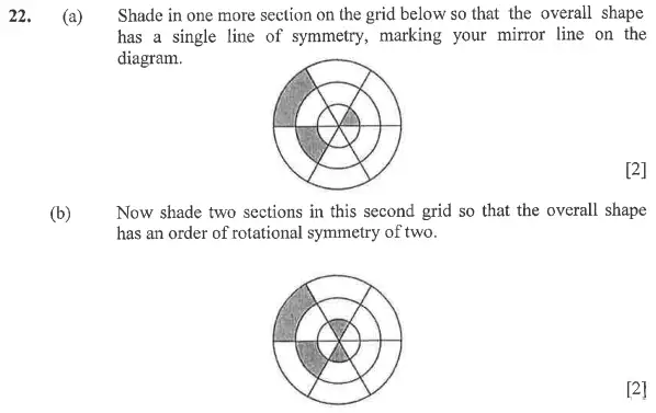 Question 22(a,b) - Dulwich College 11 Plus Maths Specimen Paper – a - 2024