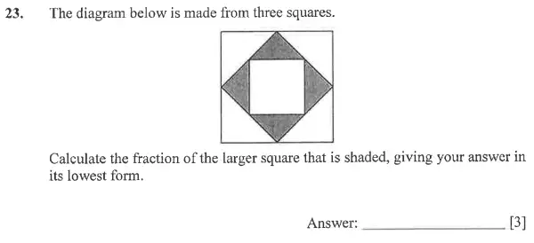 Question 23 - Dulwich College - 11 Plus Exam Maths Specimen Paper A - 2025