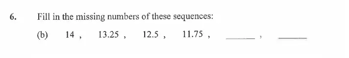 Question 6(b) - Dulwich College - 11 Plus Exam Maths Specimen Paper A - 2026