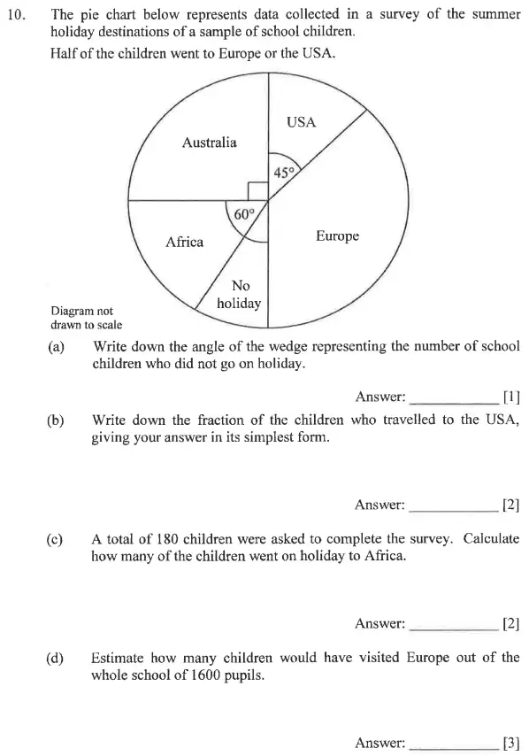 Question 10(a,b,c,d) - Dulwich College 11 Plus Maths Specimen Paper – b - 2024