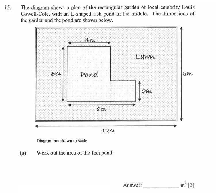Question 15(a) - Dulwich College - 11 Plus Exam Maths Specimen Paper B - 2026