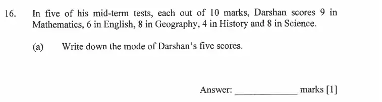 Question 16(a) - Dulwich College - 11 Plus Exam Maths Specimen Paper B - 2026