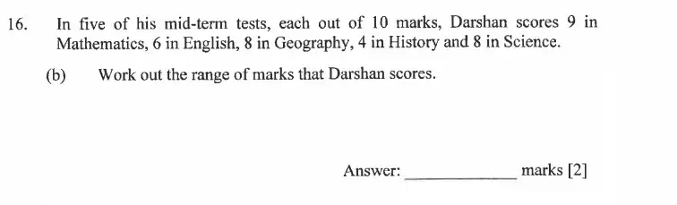 Question 16(b) - Dulwich College - 11 Plus Exam Maths Specimen Paper B - 2026