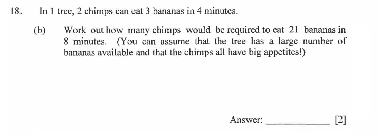 Question 18(b) - Dulwich College - 11 Plus Exam Maths Specimen Paper B - 2026