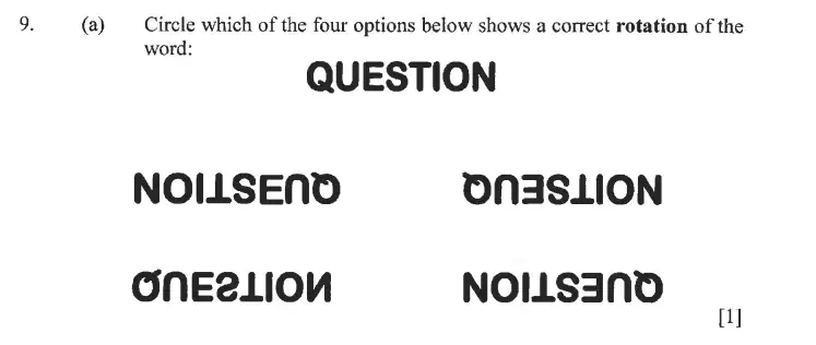 Question 9(a) - Dulwich College - 11 Plus Exam Maths Specimen Paper B - 2026