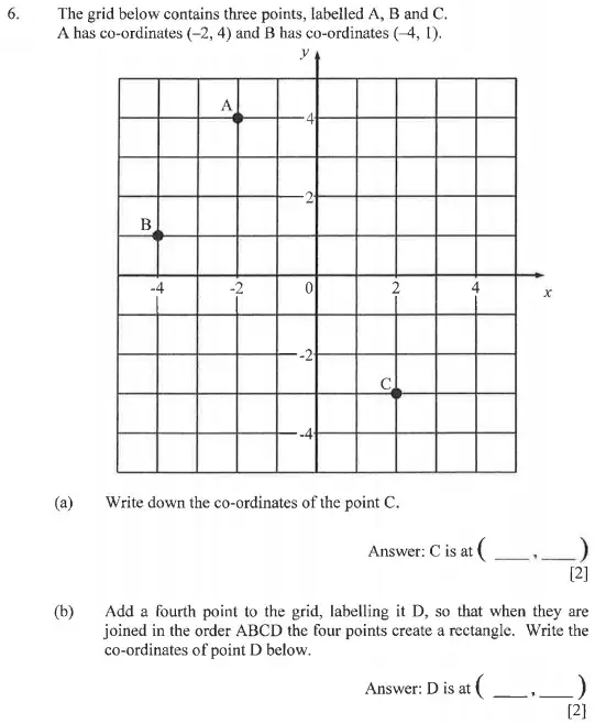 Question 6(a,b) - Dulwich College 11 Plus Maths Specimen Paper – c - 2024