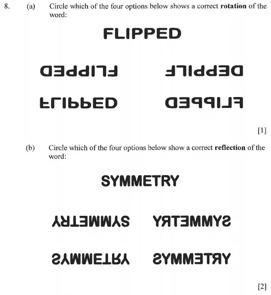 Question 8(a,b) - Dulwich College 11 Plus Maths Specimen Paper – c - 2024
