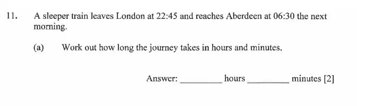 Question 11(a) - Dulwich College - 11 Plus Exam Maths Specimen Paper C - 2026