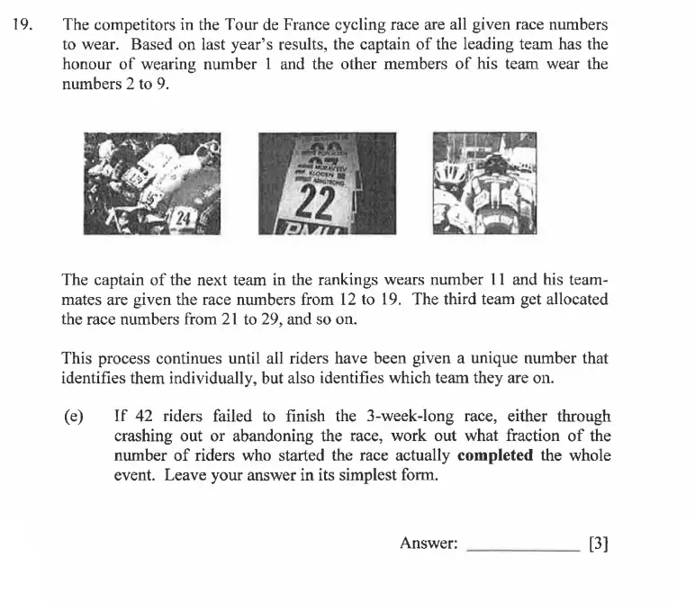 Question 19(e) - Dulwich College - 11 Plus Exam Maths Specimen Paper C - 2026