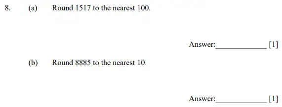 Question 8(a,b) - Dulwich College 11 Plus Maths Specimen Paper – d - 2024