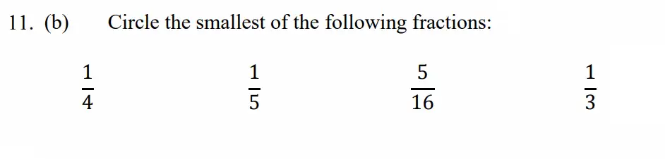 Question 11(b) - Dulwich College - 11 Plus Maths Specimen Paper D - 2026