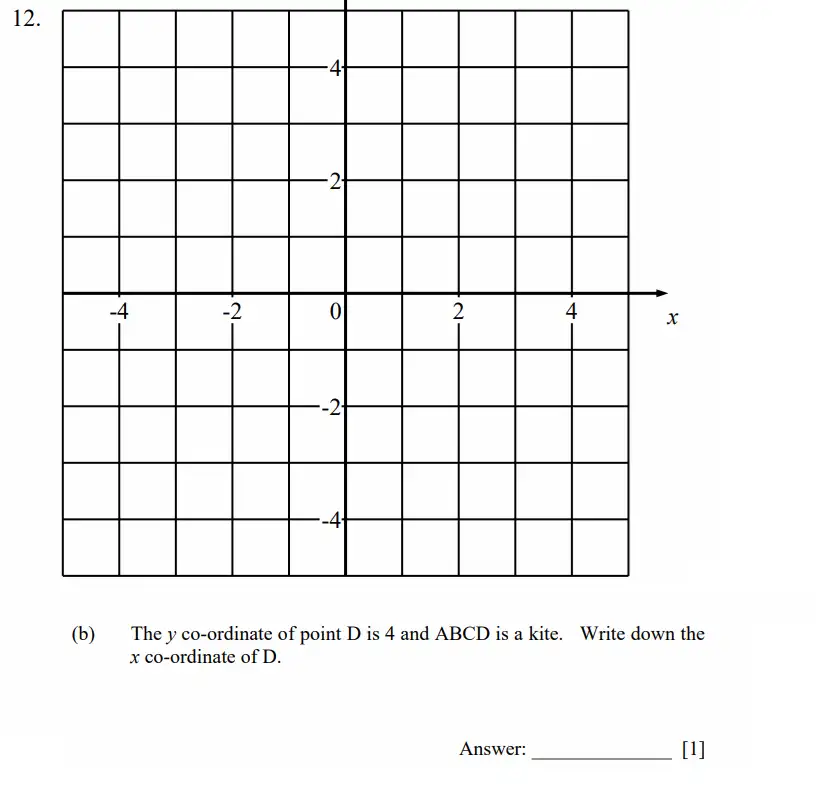 Question 12(b) - Dulwich College - 11 Plus Maths Specimen Paper D - 2026