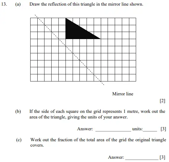 Question 13(a,b,c) - Dulwich College 11 Plus Maths Specimen Paper – d - 2024