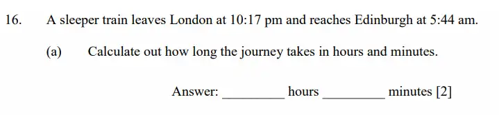Question 16(a) - Dulwich College - 11 Plus Maths Specimen Paper D - 2026