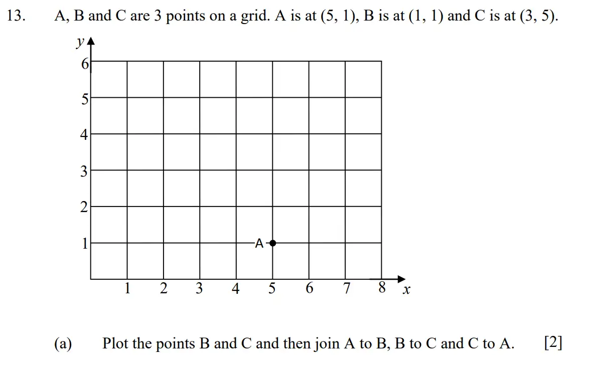 Question 13(a) - Dulwich College - 11 Plus Maths Specimen Paper E - 2026
