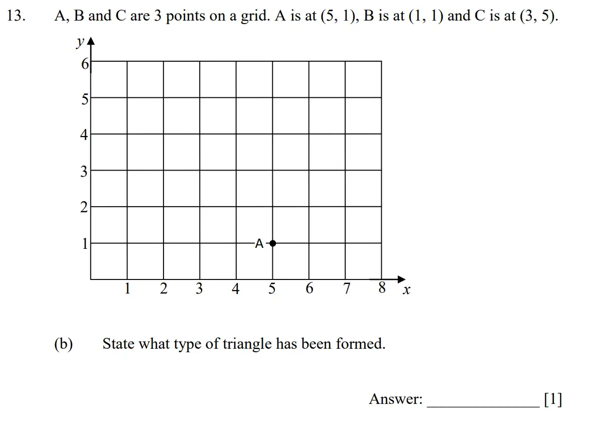 Question 13(b) - Dulwich College - 11 Plus Maths Specimen Paper E - 2026