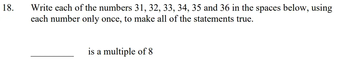 Question 18(a) - Dulwich College - 11 Plus Maths Specimen Paper E - 2026