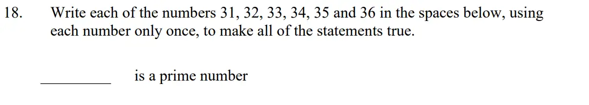 Question 18(d) - Dulwich College - 11 Plus Maths Specimen Paper E - 2026