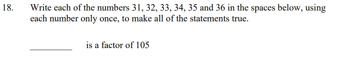 Question 18(e) - Dulwich College - 11 Plus Maths Specimen Paper E - 2026