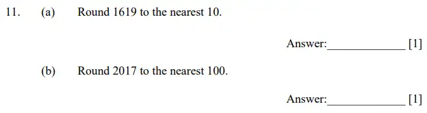 Question 11(a,b) - Dulwich College 11 Plus Maths Specimen Paper F