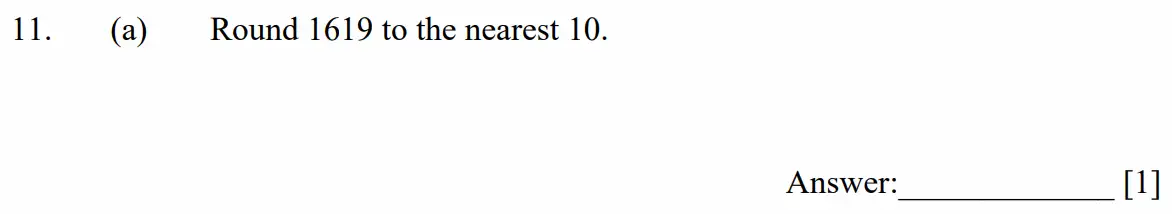 Question 11(a) - Dulwich College - Eleven Plus Maths Specimen Paper F - 2026