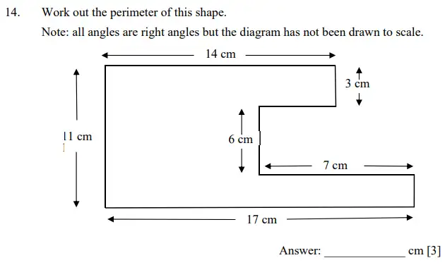 Question 14 - Dulwich College 11 Plus Maths Specimen Paper F