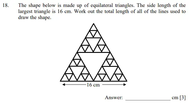 Question 18 - Dulwich College - Eleven Plus Maths Specimen Paper F - 2025