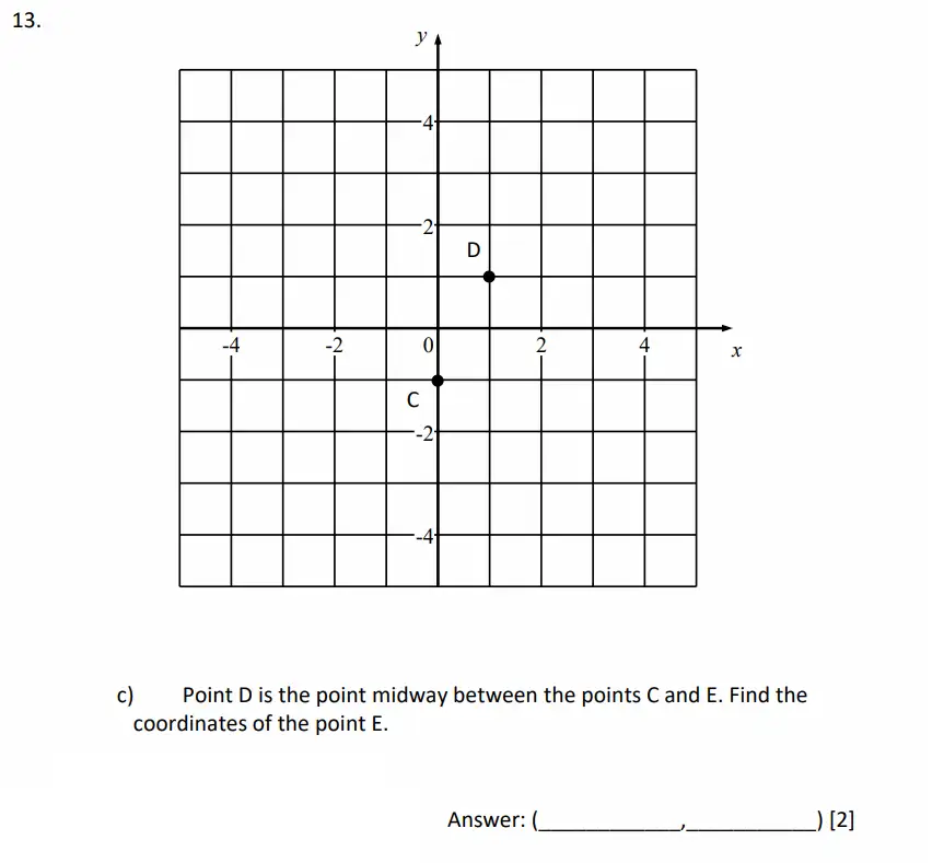 Question 13(c) - Dulwich College - 11 Plus Maths Specimen Paper G - 2026