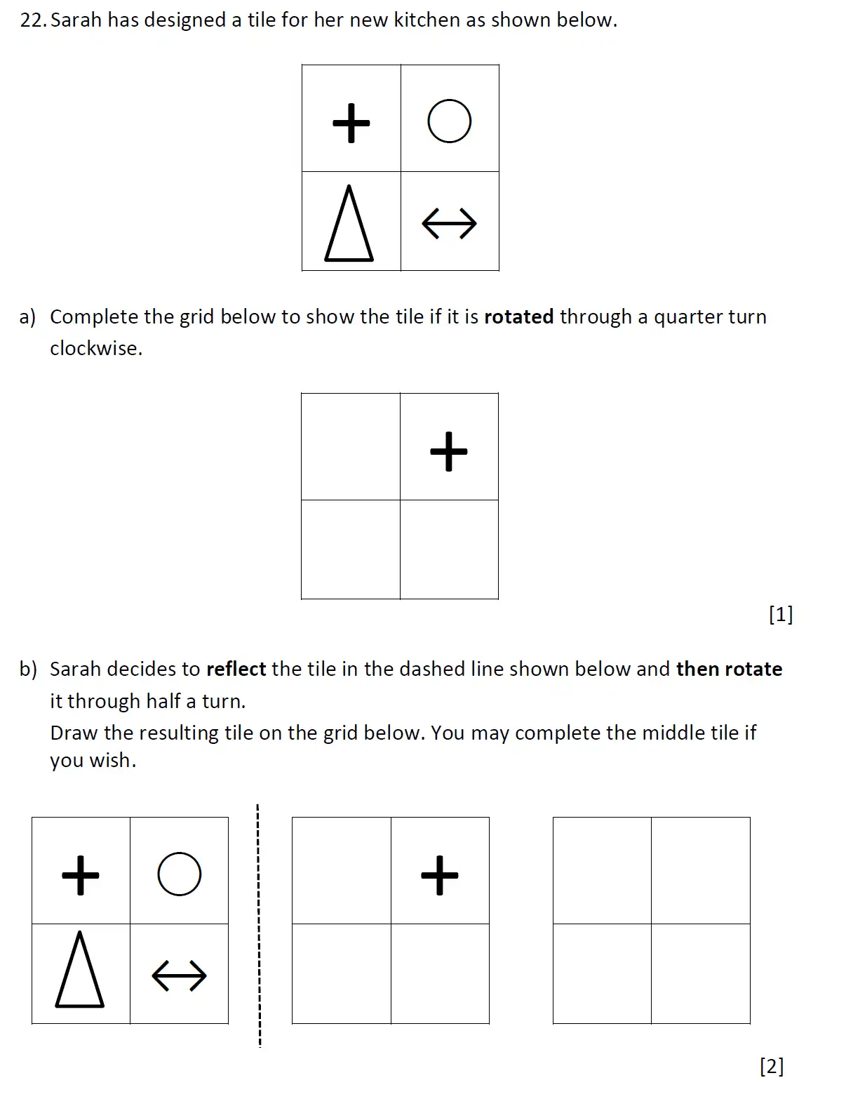 Question 22(a,b) - Dulwich College 11 Plus Maths Specimen Paper – g - 2024