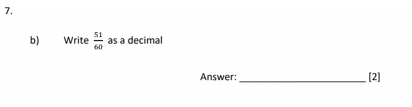 Question 7(b) - Dulwich College - 11 Plus Maths Specimen Paper G - 2026