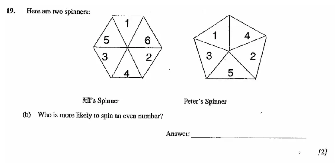 Question 19(b) - Dulwich College - 11 Plus Maths Specimen Paper H - 2026