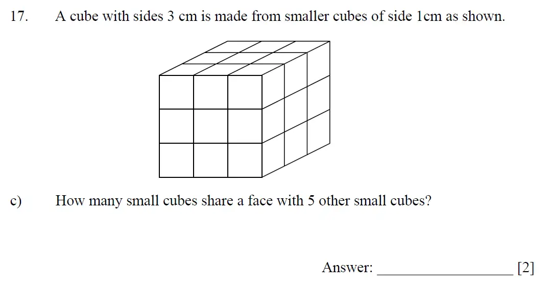 Question 17(c) - Dulwich College - 11 Plus Maths Specimen Paper I - 2025