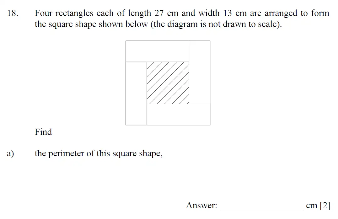 Question 18(a) - Dulwich College - 11 Plus Maths Specimen Paper I - 2025
