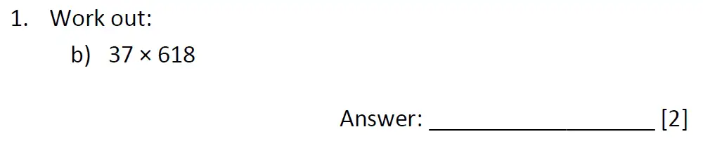 Question 1(b) - Dulwich College 11 Plus Maths Specimen Paper – j - 2024