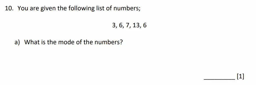 Question 10(a) - Dulwich College - 11 Plus Maths Specimen Paper J - 2026