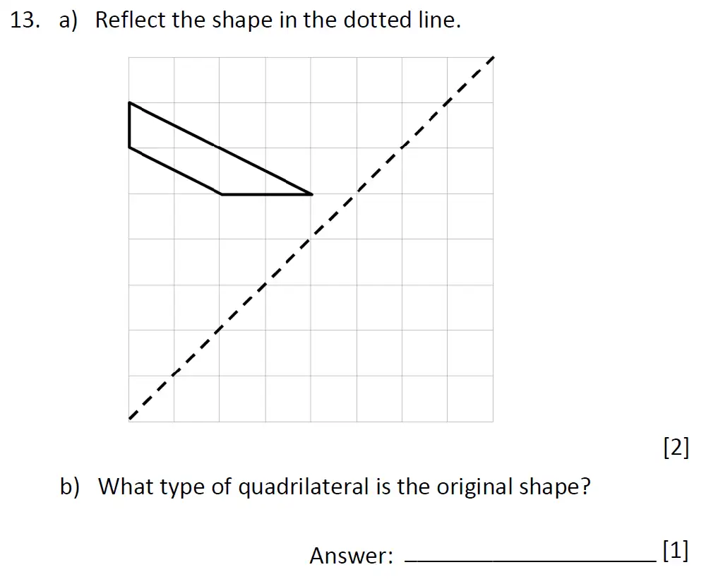 Question 13(a,b) - Dulwich College - 11 Plus Maths Specimen Paper J - 2025