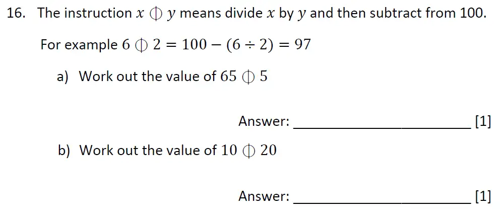 Question 16(a,b) - Dulwich College - 11 Plus Maths Specimen Paper J - 2025