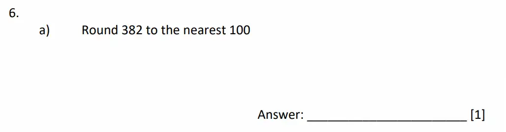 Question 6(a) - Dulwich College - 11 Plus Maths Specimen Paper J - 2026