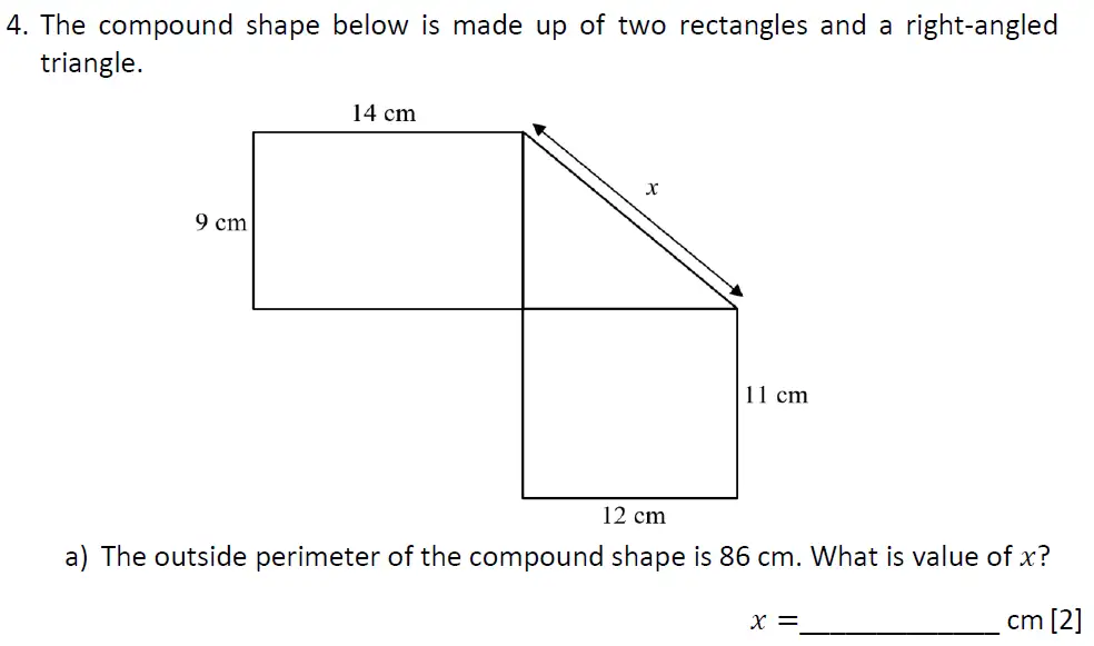 Question 4(a) - Dulwich College 11 Plus Maths Specimen Paper – k - 2024
