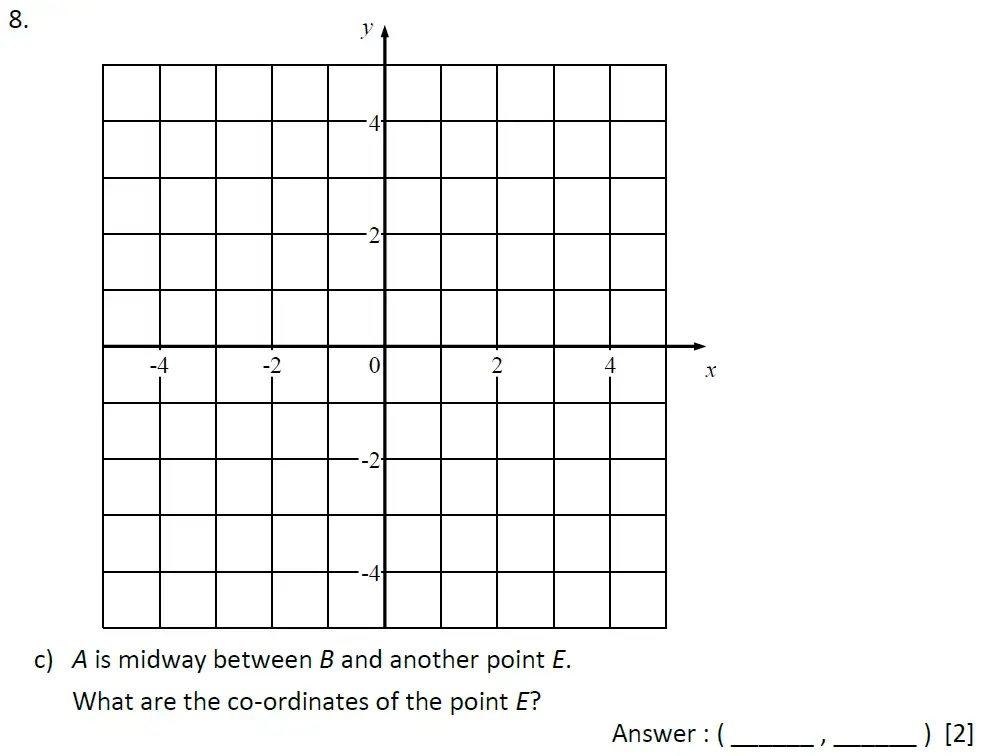 Question 8(c) - Dulwich College 11 Plus Maths Specimen Paper – k - 2024