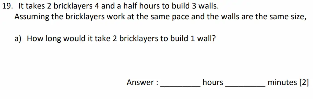 Question 19(a) - Dulwich College - 11 Plus Maths Specimen Paper K - 2026