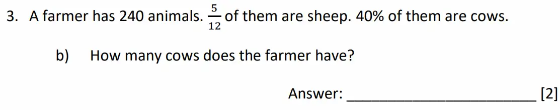 Question 3(b) - Dulwich College - 11 Plus Maths Specimen Paper K - 2026
