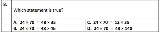 Question 8 - Eltham College – 11+ Mathematics Sample Paper – 2019